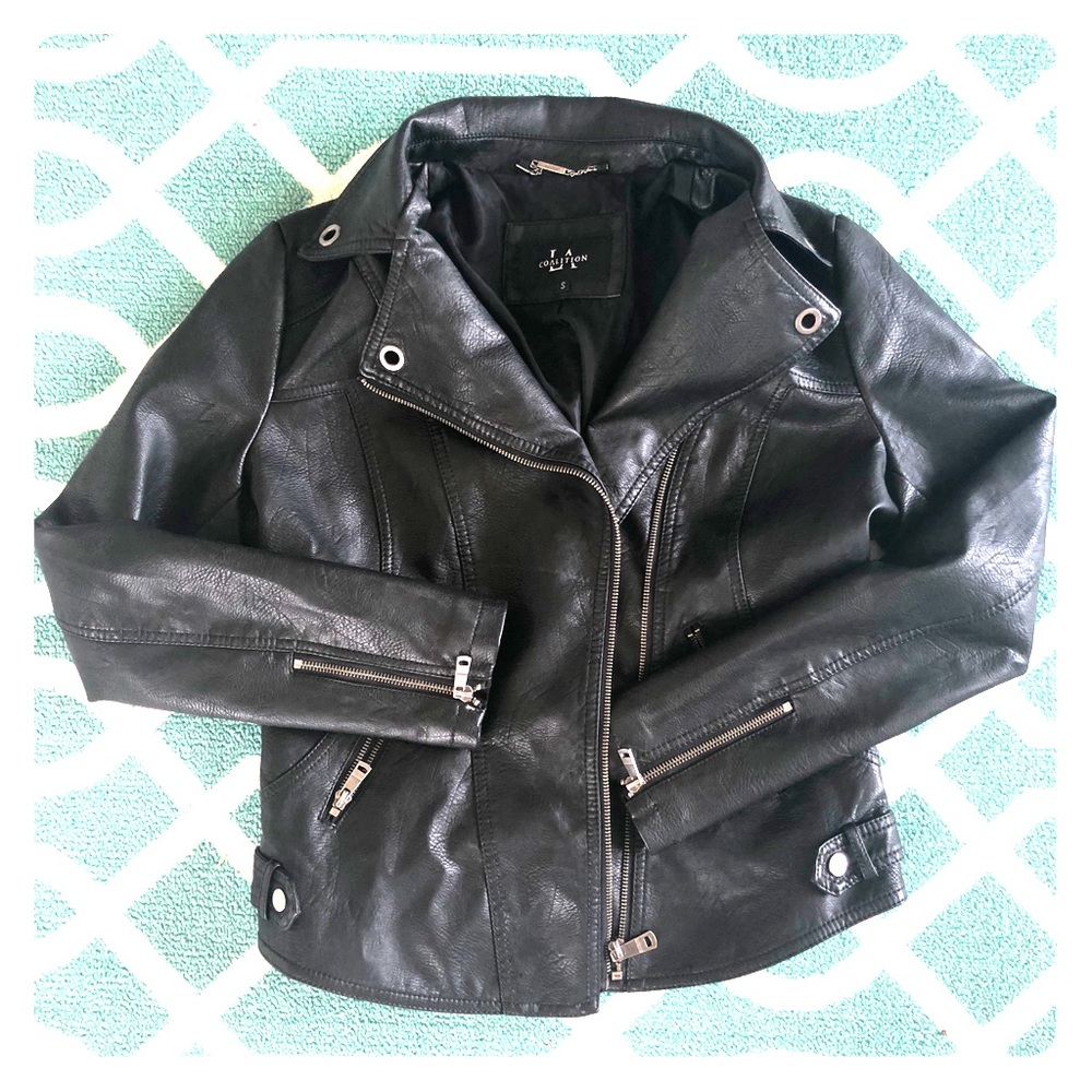 Vegan leather jacket